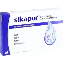 SIKAPUR Kiezelzuur-softgelcapsules met biotine, 30 stuks