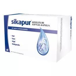 SIKAPUR Kiezelzuur-softgelcapsules met biotine, 90 stuks