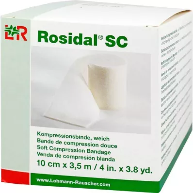 ROSIDAL SC Compressieverband zacht 10 cm x 3,5 m, 1 st ROSIDAL SC Compressieverband zacht 10 cm x 3,5 m, 1 st
