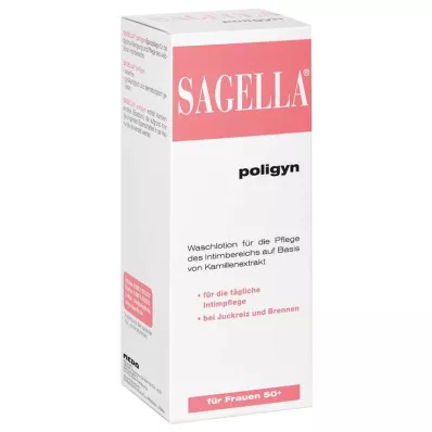 Sagella poligyn intieme waslotion voor vrouwen 50+, 500 ml Sagella poligyn intieme waslotion voor vrouwen 50+, 500 ml