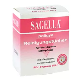 SAGELLA poligyn reinigingsdoekjes voor intieme verzorging, 10 stuks