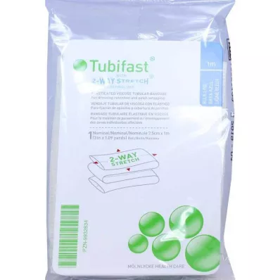 TUBIFAST 2-Weg Stretch 7,5 cmx1 m blauw, 1 st