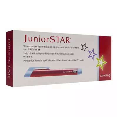JUNIORSTAR Injectieapparaat rood, 1 st