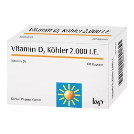 VITAMIN D3 KÖHLER 2.000 I.U. capsules, 60 st