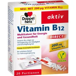 DOPPELHERZ Vitamine B12 DIRECT Pellets, 20 stuks