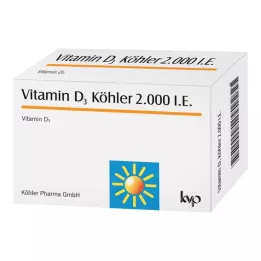 VITAMIN D3 KÖHLER 2.000 I.U. capsules, 120 st