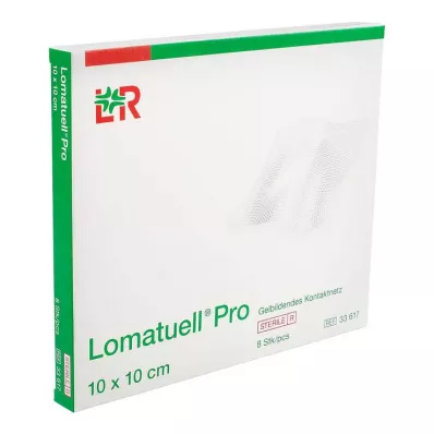LOMATUELL Pro 10x10 cm steriel, 8 stuks LOMATUELL Pro 10x10 cm steriel, 8 stuks