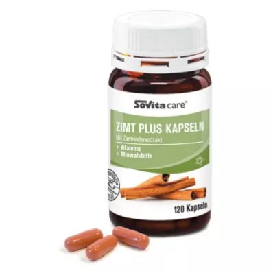 Sovita care kaneel plus capsules (120 stuks) Sovita care kaneel plus capsules (120 stuks)