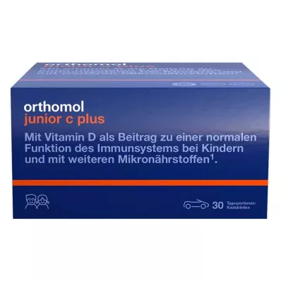 ORTHOMOL Junior C plus kauwtabletten wilde bes, 30 stuks