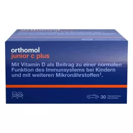 ORTHOMOL Junior C plus kauwtabletten mandarijn/sinaasappel, 30 stuks