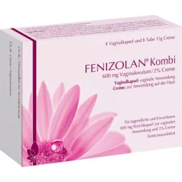 FENIZOLAN Combi 600 mg vaginaal ovulum+2% crème, 1 p