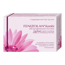 FENIZOLAN Combi 600 mg vaginaal ovulum+2% crème, 1 p