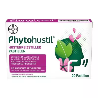 Phytohustil hoestonderdrukkende pastilles, 20 stuks Phytohustil hoestonderdrukkende pastilles, 20 stuks