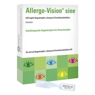 ALLERGO-VISION sine 0,25 mg/ml AT in enkelvoudige dosis, 10X0,4 ml