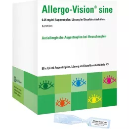 ALLERGO-VISION sine 0,25 mg/ml AT in enkelvoudige dosis, 50X0,4 ml