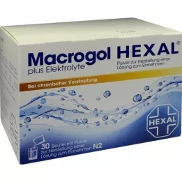 MACROGOL HEXAL plus elektrolyten Plv.z.H.e.L.z.E., 30 st