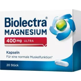 BIOLECTRA Magnesium 400 mg ultracapsules, 20 st