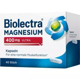 BIOLECTRA Magnesium 400 mg ultracapsules, 40 st