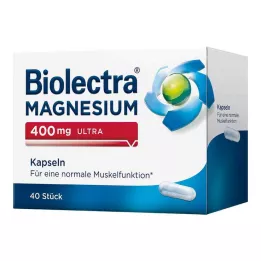 BIOLECTRA Magnesium 400 mg ultracapsules, 40 st