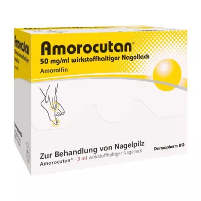 AMOROCUTAN 50 mg/ml nagellak met werkzame stof, 3 ml AMOROCUTAN 50 mg/ml nagellak met werkzame stof, 3 ml