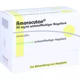 AMOROCUTAN 50 mg/ml nagellak met werkzame stof, 6 ml
