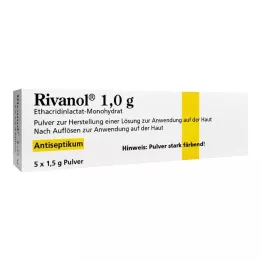 RIVANOL 1,0 g poeder, 5 stuks