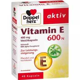DOPPELHERZ Vitamine E 600 N Zachte Capsules, 40 stuks
