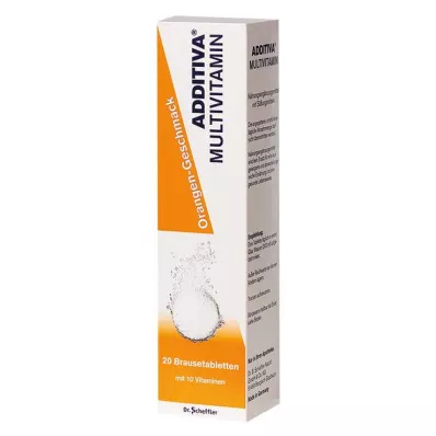 ADDITIVA Multivit.Orange R bruistabletten, 20 stuks