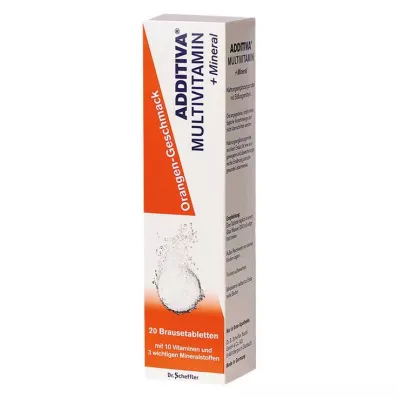 Additiva Multivitamine + Mineral Orange R bruistabletten, 20 st Additiva Multivitamine + Mineral Orange R bruistabletten, 20 st