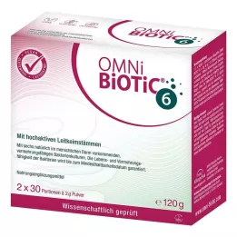 OMNI BiOTiC 6 Poeder Dubbelpak, 2X60 g