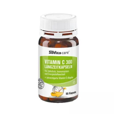 SOVITA CARE Vitamine C 300 langetermijncapsules, 90 stuks