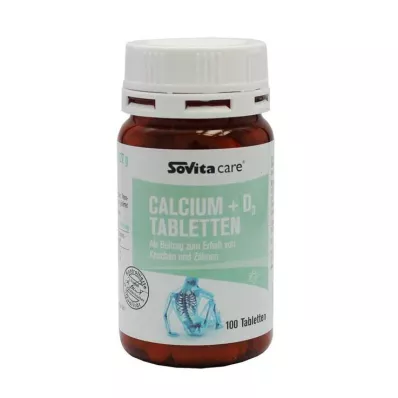 SOVITA CARE Calcium+D3 tabletten, 100 stuks SOVITA CARE Calcium+D3 tabletten, 100 stuks