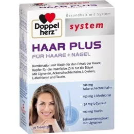 DOPPELHERZ Hair Plus systeem tabletten, 30 stuks
