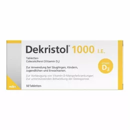 DEKRISTOL 1.000 I.U. tabletten, 50 stuks
