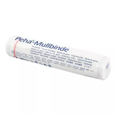 Peha gaasverband 10 cm x 4 m, 1 stuk