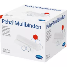 PEHA-MULLBINDE 12 cmx4 m, 20 stuks