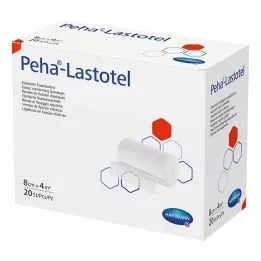 PEHA-LASTOTEL Fixatieverband 8 cmx4 m, 20 stuks