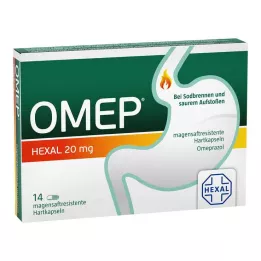 OMEP HEXAL 20 mg harde capsules met enterische laag, 14 st