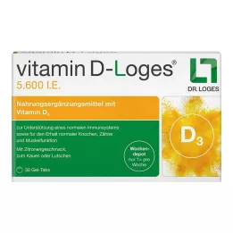 VITAMIN D-LOGES 5,600 I.U. wekelijkse depot kauwtabletten, 30 stuks