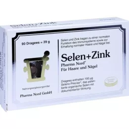 SELEN+ZINK Pharma Nord Omhulde tabletten, 90 stuks