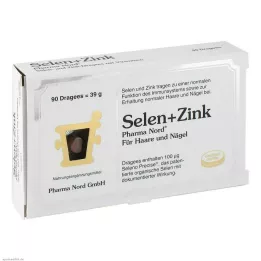 SELEN+ZINK Pharma Nord Omhulde tabletten, 90 stuks