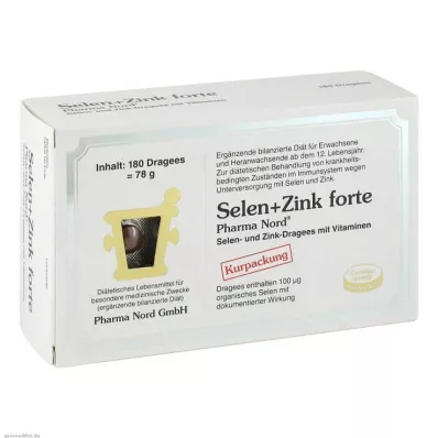 SELEN+ZINK Pharma Nord Omhulde tabletten, 180 stuks SELEN+ZINK Pharma Nord Omhulde tabletten, 180 stuks