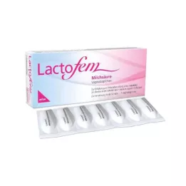 LACTOFEM Melkzuur vaginale zetpillen, 7 stuks