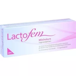 LACTOFEM Melkzuur vaginale zetpillen, 14 stuks