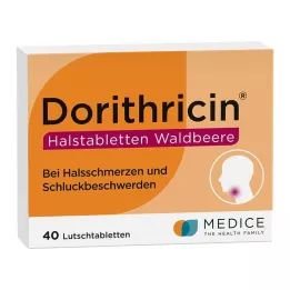 DORITHRICIN Keelpastilles wilde bes, 40 stuks