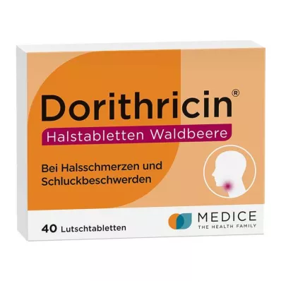 Dorithricin® Keeltabletten Wilde Bes tegen Keelpijn, 40 st Dorithricin® Keeltabletten Wilde Bes tegen Keelpijn, 40 st