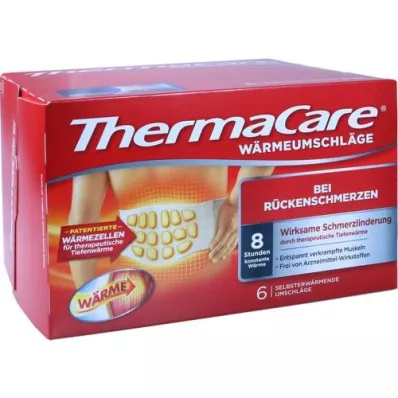 THERMACARE Rugwikkels S-XL voor pijnverlichting, 6 stuks