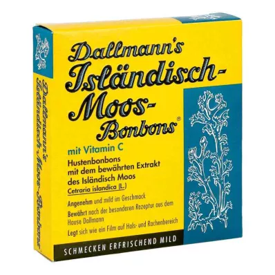 DALLMANNS IJslands mos snoepjes, 20 capsules