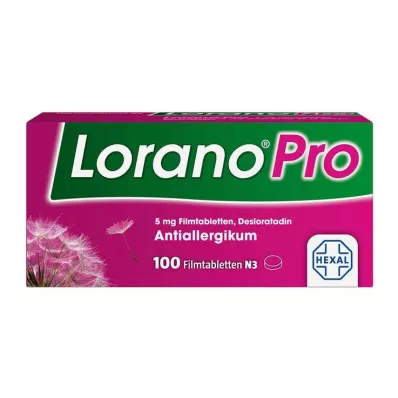 LORANOPRO 5 mg filmomhulde tabletten, 100 stuks LORANOPRO 5 mg filmomhulde tabletten, 100 stuks