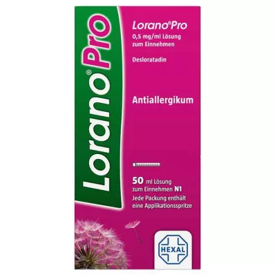LORANOPRO 0,5 mg/ml orale oplossing, 50 ml LORANOPRO 0,5 mg/ml orale oplossing, 50 ml